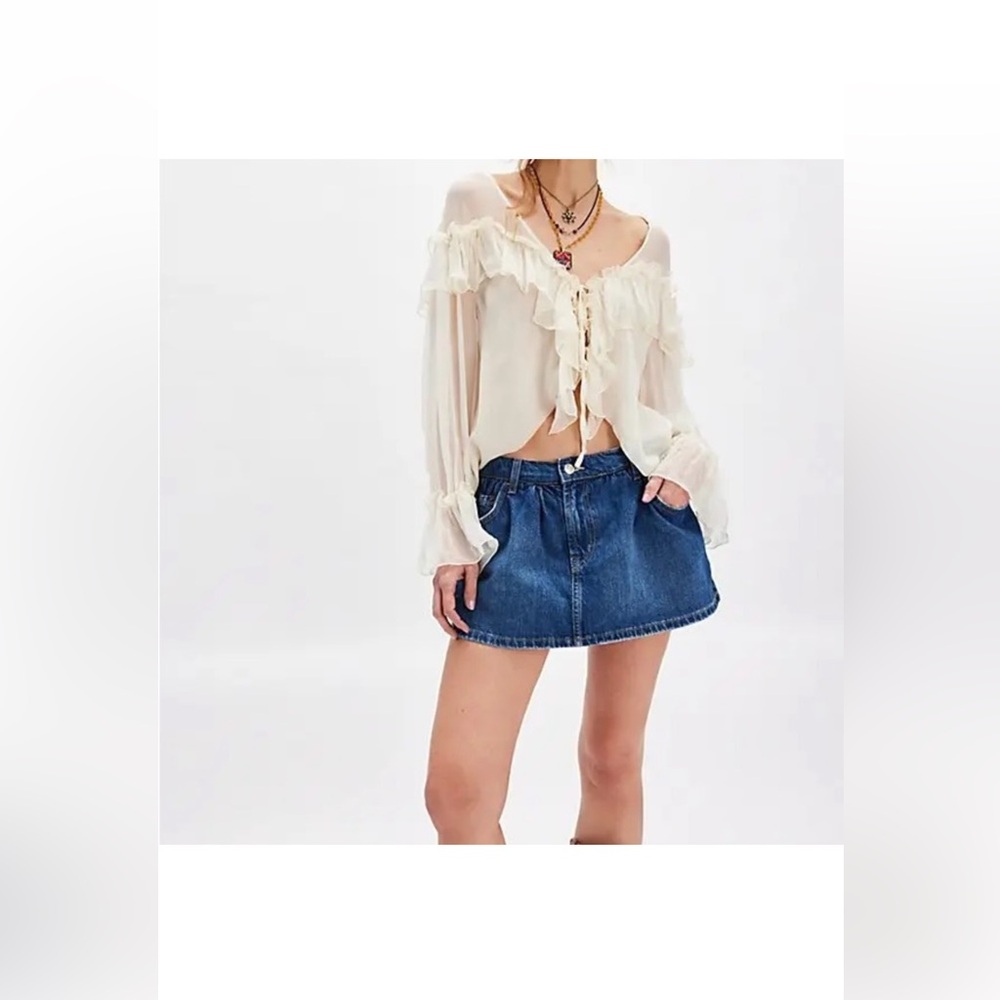 Free people Demi Denim Skort